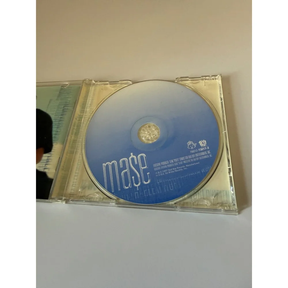 Mase Harlem World CD 1997 Bad Boy Records Hip Hop Rap 78612-73017-2 - Picture 3 of 3